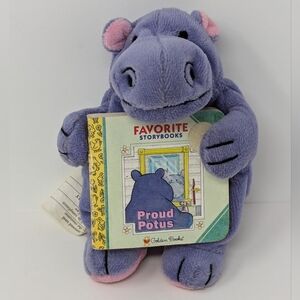 Golden Books Proud Potus Hippo Plush Stuffed Animal Favorite Storybooks